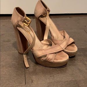 Prada platform heels